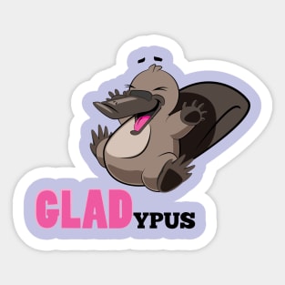 Glad Platypus Sticker